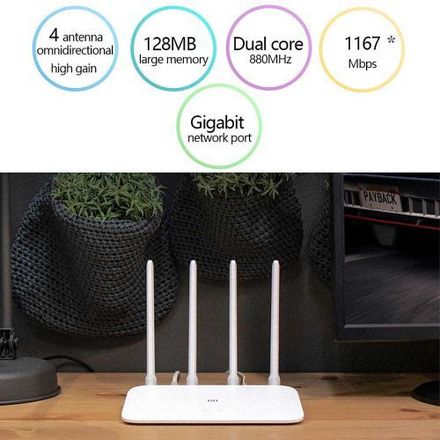 Routeur Puissant Points Daccès Sans Fil Mi 4a 2.4ghz/ 5ghz , Smart App Mi thumbnail 3