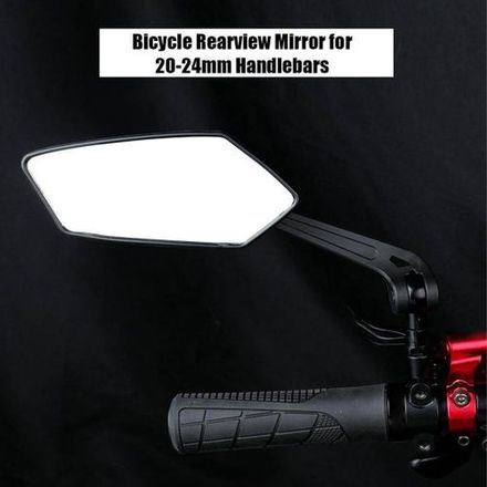 Paire Rétroviseur Réflecteur Aile Pour Trottinette Electrique M365 Scooter .. / Vélo, Rotatif Réglable À 360° Pour Guidon + Fixation Kit thumbnail 1