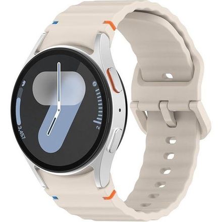 Bracelet Silicone Samsung Galaxy Watch 7/fe/6/5 Pro/4 Classic – Tailles S/m/l – Compatible 40/44/43/45/47mm – Bracelet De Remplacement thumbnail 3
