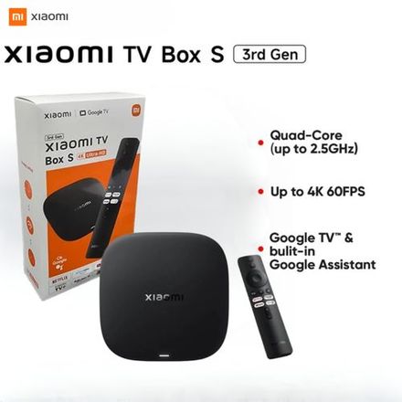 Xiaomi Mi Tv Box S (3rd Gen) - 4k 32gb Wifi 6 Google Tv - 3ème Génération Modèle 2025 thumbnail 3