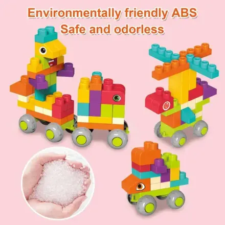Blocs De Construction Souples – 66 Pièces Empilables thumbnail 4