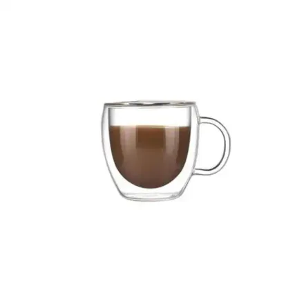 Tasse À Café À Double Paroi Isothermes Avec Poignée thumbnail 1
