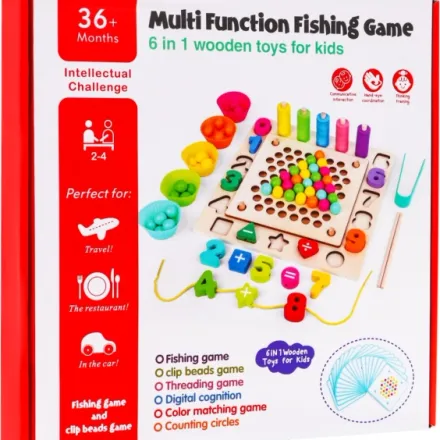 Jeu De Pêche Éducatif Multifonction | Jeu Montessori Enfant thumbnail 2