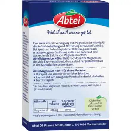 Magnésium 400 Mg - Comprimés De Magnésium Sans Gluten & Lactose thumbnail 2