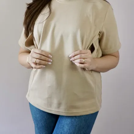 T-shirt D'allaitement Camel thumbnail 2