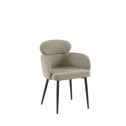 Laure Fauteuil En Tissus Bouclette thumbnail 1