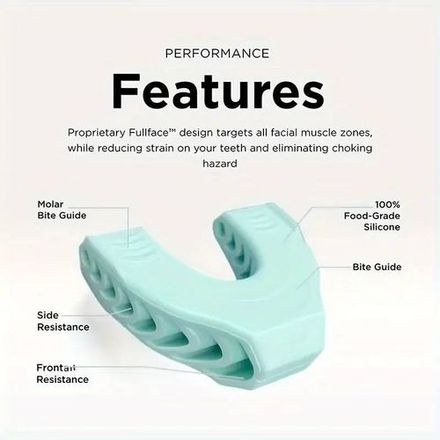 Exerciseur Facial Pour Mâchoire Cible - Menton, Lèvres Et Pommettes thumbnail 1