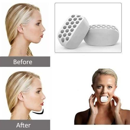 2pcs - Jawline Balle Exerciseur Faciale Mâchoire thumbnail 1