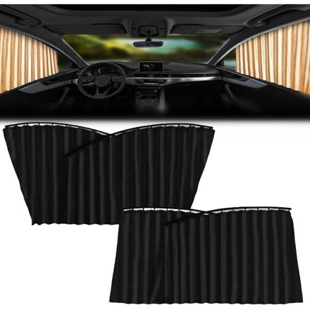 4 Pcs Rideau Pare-soleil Magnétique Pour Voiture thumbnail 4