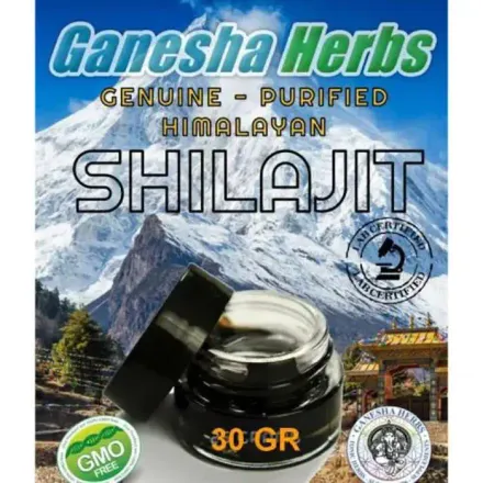 Shilajit Pur 100% Résine Himalaya Certifiée Bio 30 G thumbnail 1