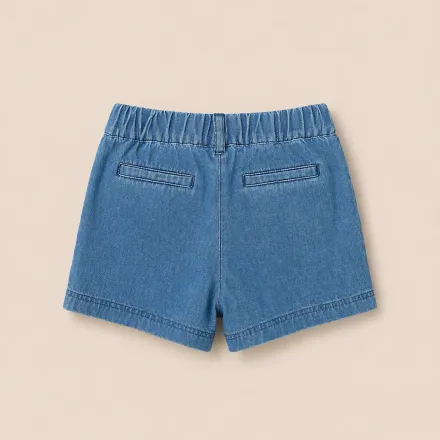 Short Bébé En Denim – Chic Casual & Confort Absolu thumbnail 2