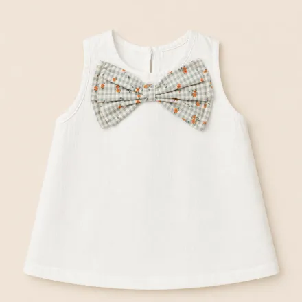 Ensemble Bébé Blouse & Bloomer – Élégance Délicate & Esprit Bohème thumbnail 1