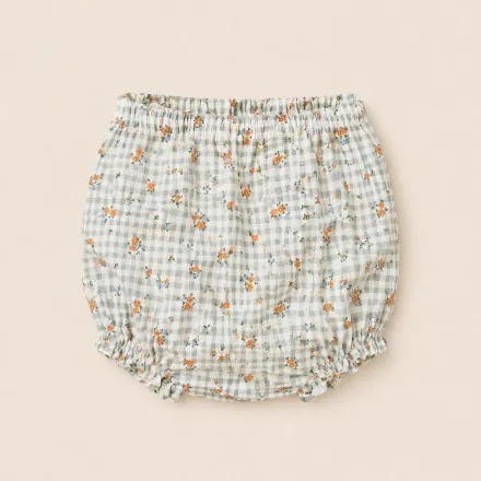 Ensemble Bébé Blouse & Bloomer – Élégance Délicate & Esprit Bohème thumbnail 3
