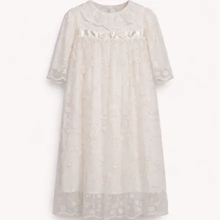 Robe Cérémonie Bébé Fille – Dentelle & Élégance thumbnail 1
