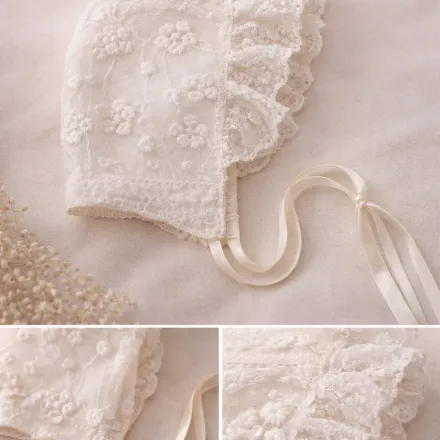 Robe Cérémonie Bébé Fille – Dentelle & Élégance thumbnail 4