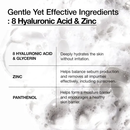 8 Hyaluronic Acid Hydrating Gentle Foaming Cleanser thumbnail 3