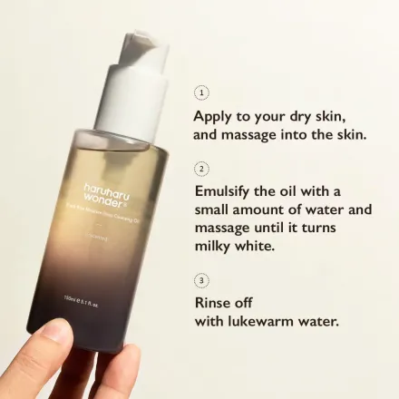 Haruharu Wonder Black Rice Moisture Deep Cleansing Oil - 150ml thumbnail 2