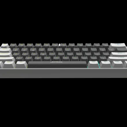 Clavier Mécanique De Jeu Rvb Éclairage Arc-en-ciel, 61 Touches Avec Interface De Type C, Touches Anti-ghosting Blue Switch Kl-69 thumbnail 2