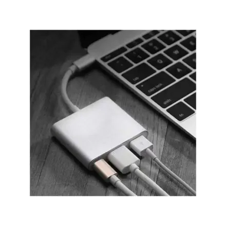 Adaptateur Usb-c Vers Hdmi Et Usb 3.0 4k Pour Macbook thumbnail 3