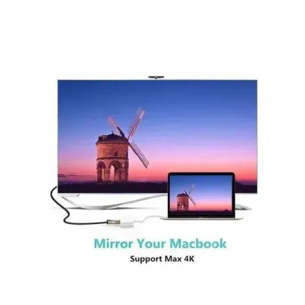 Adaptateur Usb-c Vers Hdmi Et Usb 3.0 4k Pour Macbook thumbnail 4