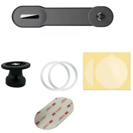 Support Téléphone Voiture Magnétique Pliable Pour Tableau De Bord Avec Bras Long thumbnail 3