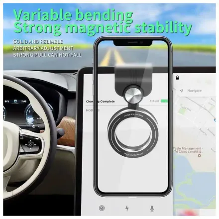 Support De Téléphone Magnétique Rt-201 Rotatif 360° Réglable thumbnail 4
