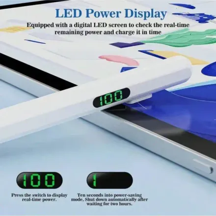 Stylet Tactile Rechargeable Pour Ipad Et Smartphone Capacitif Universel Android/iphone thumbnail 3