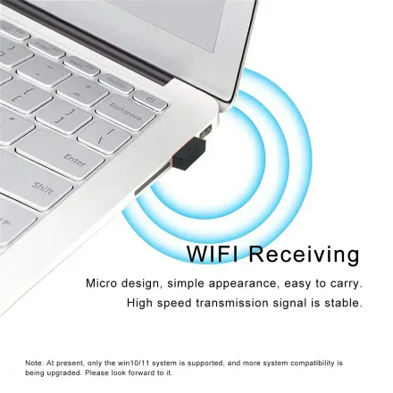 Adaptateur Wifi Usb Mini Ax300 Wifi 6 Carte Réseau Sans Fil Pour Pc Portable thumbnail 4