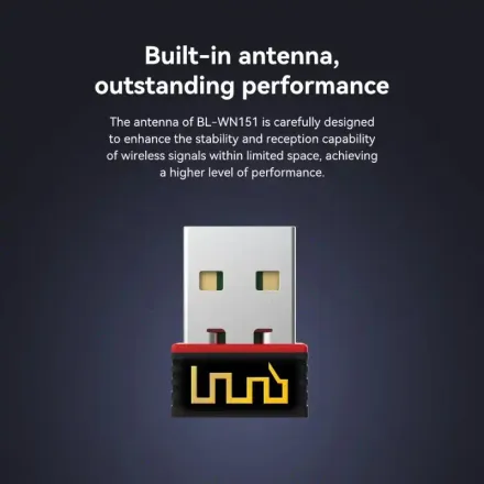 Adaptateur Wifi Usb Mini Ax300 Wifi 6 Carte Réseau Sans Fil Pour Pc Portable thumbnail 3