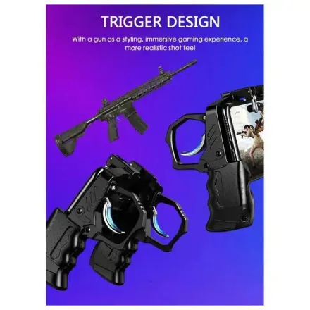 Contrôleur De Jeu Mobile K21 Pour Pubg, Déclencheur De Visée, Bouton De Feu L1 R1, Joystick Sensible Au Tireur, Manette De Jeu thumbnail 4