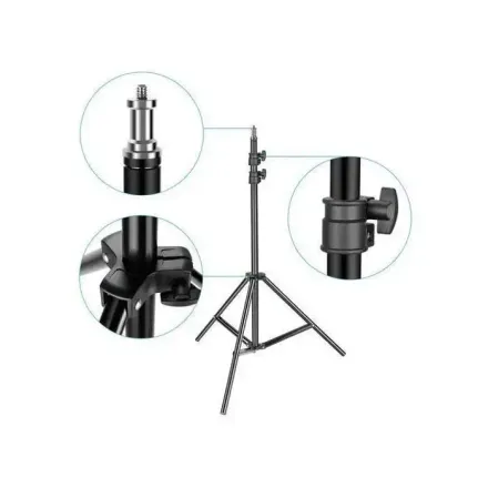 Trépied Studio Photo Softbox Flash Réflecteur Éclairage Support Background thumbnail 1
