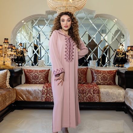 Djellaba En Broderie - Façon Maalem thumbnail 3
