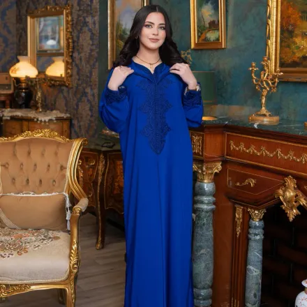 Djellaba Traditionnelle Avec Qmiss thumbnail 4
