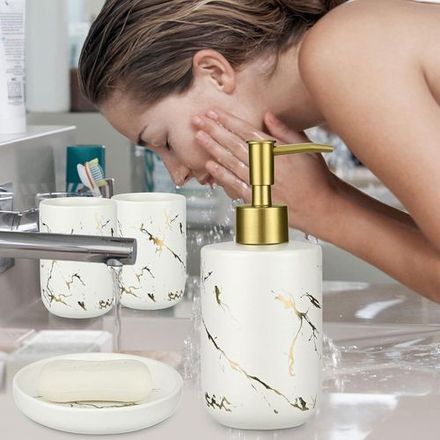 Accessoires De Salle De Bain 5 Pieces thumbnail 2