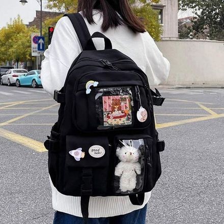 Sac À Dos Scolaire Multi-poches - Joli Sac À Dos Tendance thumbnail 2