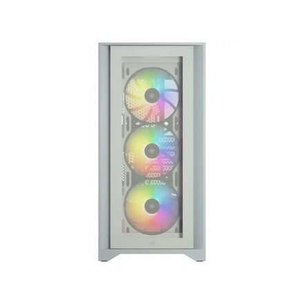 Corsair Icue 4000x Rgb Tempered Glass Blanc thumbnail 3
