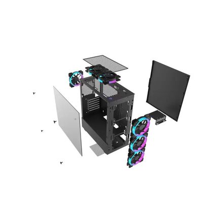 Boitier Frmax ( Boitiers Rgb 4 Fans + Psu 600w) thumbnail 4