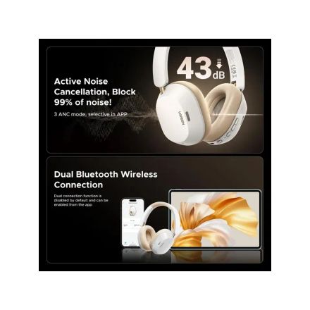 Ugreen Hitune Max 5c Hybrid Anc Blanc (35758) thumbnail 4