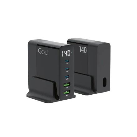 Goui Gan 140 Chargeur De Bureau 5 Ports 140w thumbnail 2