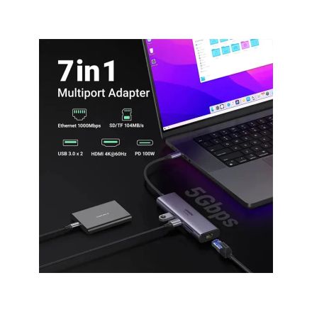 Station D'accueil 7 En 1 Usb-c (45155) thumbnail 2