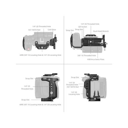 Smallrig Cage Protege Camera Canon Eos C50 thumbnail 4