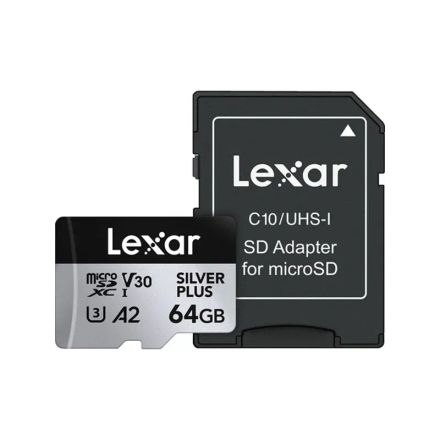 64gb Professional Silver Plus Uhs-i Microsdxc Avec Sd Adapter thumbnail 3