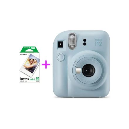 Fujifilm Instax Mini 12 Bleu + Fujifilm Film Instax Mini Eu 2 Glossy (10x2pck) thumbnail 4