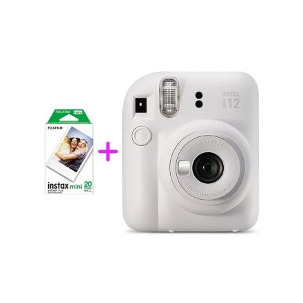 Fujifilm Instax Mini 12 Blanc + Fujifilm Film Instax Mini Eu 2 Glossy (10x2pck) thumbnail 4