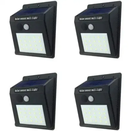 Pack De 4 Lampe Solaire 20 Led Lampe Extérieur Lumières Pour Jardin thumbnail 3