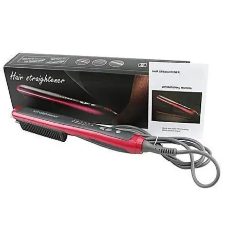 Straightener Brosse Lissante Chauffante Électrique Original thumbnail 3