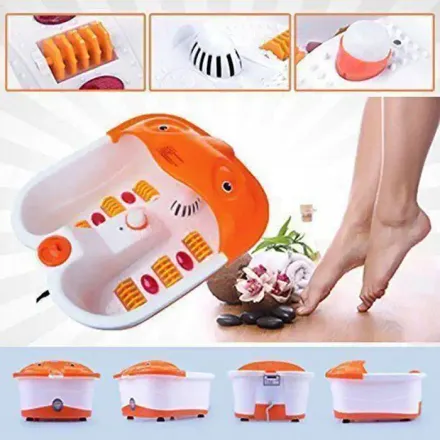 Spa Masseur À Rouleaux De Bain De Pieds - Foot Spa Bath And Roller Massager  thumbnail 2