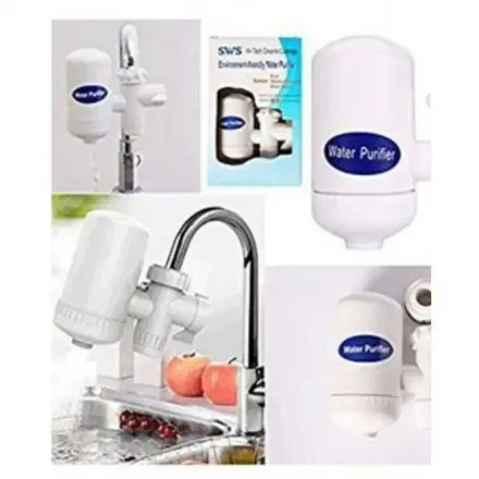 Filtre Purificateur D'eau - Robinet - Installation Facile - 10000 Litres - Blanc thumbnail 2