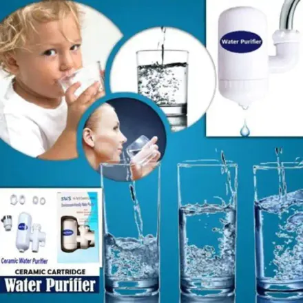 Filtre Purificateur D'eau - Robinet - Installation Facile - 10000 Litres - Blanc thumbnail 4