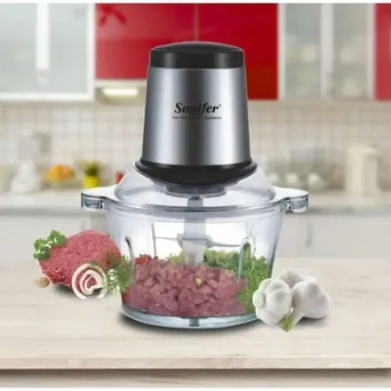 Hachoir À Viande - Acier Inoxydable - Polyvalent - Facile À Utiliser thumbnail 1